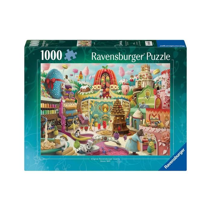 Puzzle 1000 pieces : La rue de la douceur