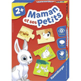 Jeu éducatif Maman et ses petits, Découverte des animaux, Des 2 ans, Ravensburger