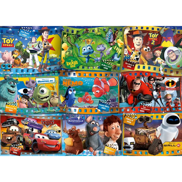 Ravensburger - Puzzle Adulte - Puzzle 1000 pieces - Les films Disney Pixar - des 14 ans - Puzzle de qualité supérieure -12000298