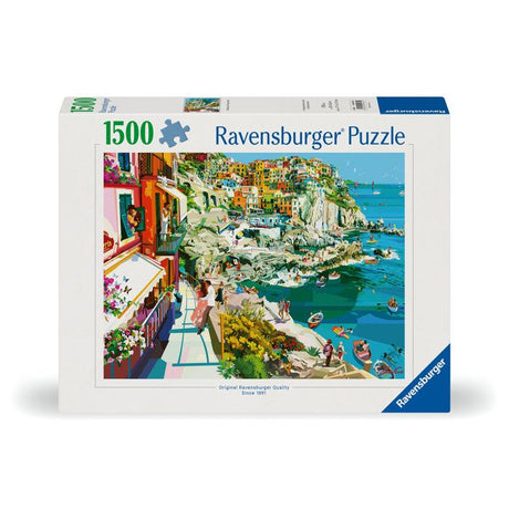 Ravensburger - Puzzle Adulte - Puzzle 1500 pieces - Romance aux Cinque Terre -des 14 ans - Puzzle de qualité supérieure - 12000430