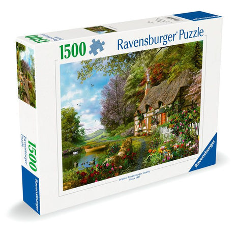 Ravensburger - Puzzle Adulte - Puzzle 1500 pieces - Cottage de campagne - des 14 ans - Puzzle de qualité supérieure - 12000700