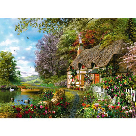 Ravensburger - Puzzle Adulte - Puzzle 1500 pieces - Cottage de campagne - des 14 ans - Puzzle de qualité supérieure - 12000700
