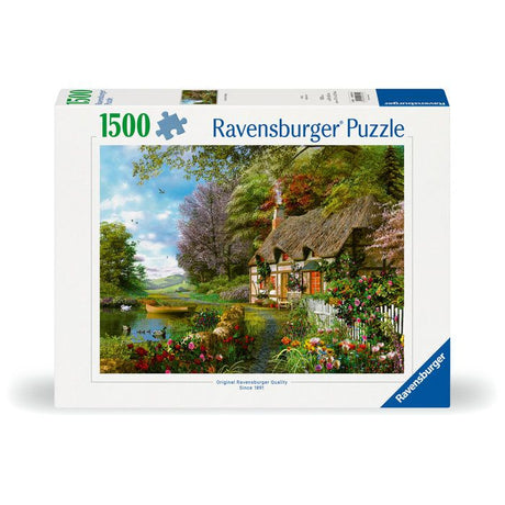 Ravensburger - Puzzle Adulte - Puzzle 1500 pieces - Cottage de campagne - des 14 ans - Puzzle de qualité supérieure - 12000700