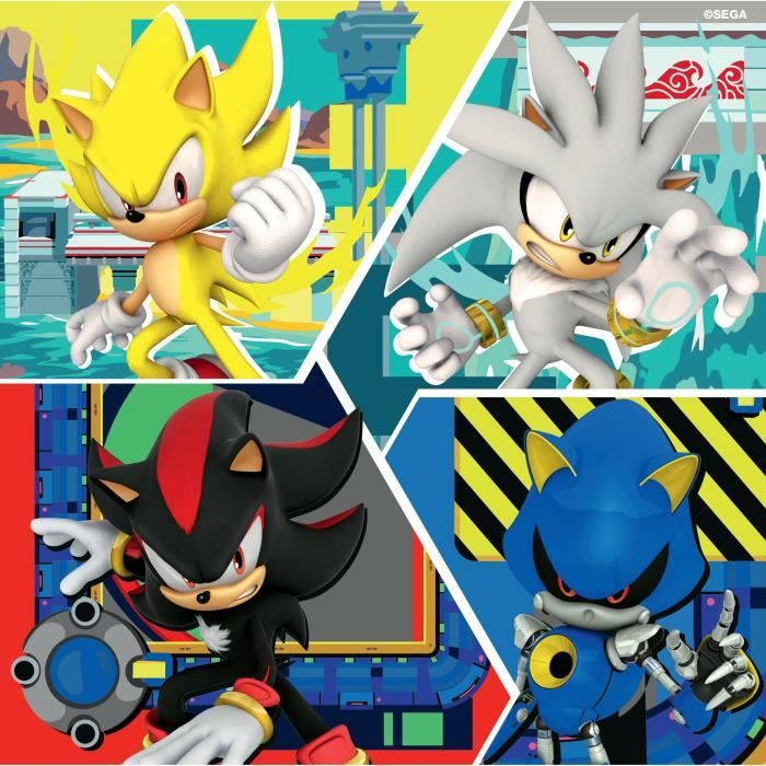Puzzles 3x49 pieces Les aventures de Sonic, A partir de 5 ans, 12001133, Ravensburger