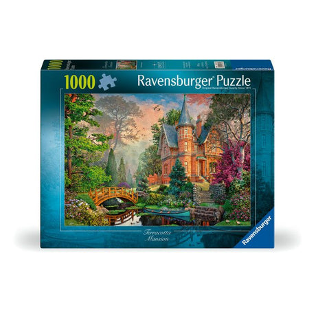 Ravensburger - Puzzle Adulte - Puzzle 1000 pieces - Manoir Terracotta - des 14 ans - Puzzle de qualité supérieure -12001717