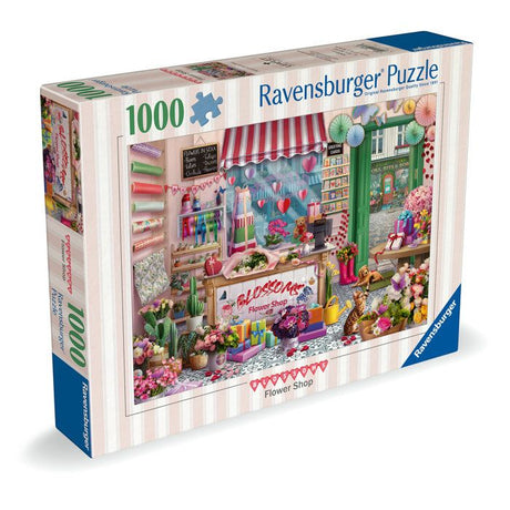 Ravensburger - Puzzle Adulte - Puzzle 1000 pieces - La boutique de fleurs -des 14 ans - Puzzle de qualité supérieure - 12001727