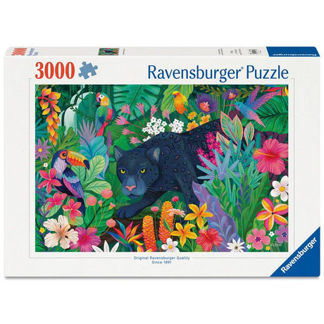Ravensburger-Puzzle Adulte 3000 pieces-Panthere dans la jungle-des 14 ans-Puzzle de qualité supérieure fabriqué en Europe-12001748