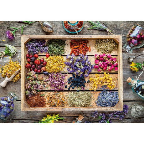 Nathan - Puzzle 1500 pieces - Les plantes médicinales -des 14 ans - Encastrement parfait - Collection Photo d'art - 12001818