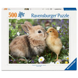 Ravensburger - Puzzle 500 pieces - Lapin et poussin (Collection bébés animaux) - des 12 ans - Puzzle de qualité supérieure-12001900