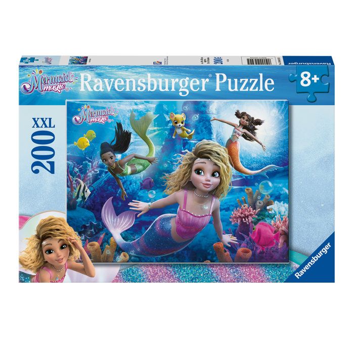 Ravensburger - Puzzle Enfant - 200 pieces XXL - Le monde magique des Sirenes Supremes - des 8 ans - 12004322