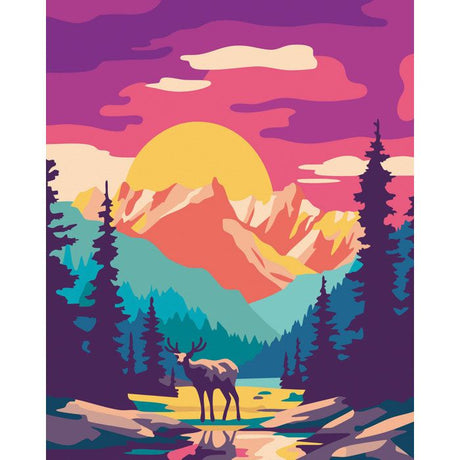 Ravensburger – CreArt 24x30 cm – Adulte – Peinture par numéros – National Park – Loisir créatif – 12023148