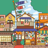 Ravensburger – CreArt – Adulte – Peinture par numéros – Kawaii Street / Niniwanted – Illustrateur – Loisir créatif – 12023273
