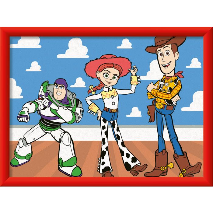 Ravensburger – CreArt Kids 18x24cm – Numéro d'Art – Toy Story – Kit de peinture par numéros – Des 9 ans – 12023347