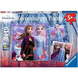 Puzzles 3x49 pieces La Reine des Neiges 2, Le voyage commence, Des 5 ans, Ravensburger