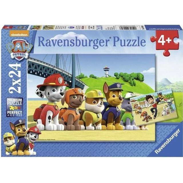 Puzzles Pat' Patrouille Chiens héroiques Ravensburger 2x24 pieces pour enfant des 4 ans