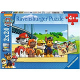 Puzzles Pat' Patrouille Chiens héroiques Ravensburger 2x24 pieces pour enfant des 4 ans