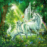 Puzzle 3 x 49 pieces : Les licornes