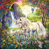 Puzzle 3 x 49 pieces : Les licornes