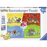 Puzzle PokÈmon 150 pieces XXL - DiffÈrents types de PokÈmon - Ravensburger