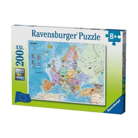 Ravensburger - Puzzle 200 pieces XXL - Carte d'Europe - Mixte - A partir de 8 ans