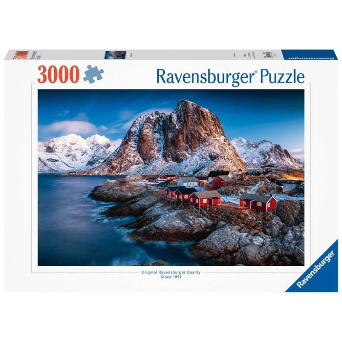 Ravensburger - Lofoten Norvege Puzzle 3000 pieces pour Adultes et Enfants a partir de 12 Ans, , Multicolore - 17081