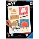 CreArt 24x30 cm EAMES - Loisir créatif - Peinture par numéros - Adulte - Des 12 ans - 20153 - Version française - Ravensburger
