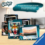 CreArt Flowers on my mind 24x30 cm - Peinture par numéros  Des 12 ans  Ravensburger - 20275