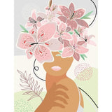 CreArt Flowers on my mind 24x30 cm - Peinture par numéros  Des 12 ans  Ravensburger - 20275