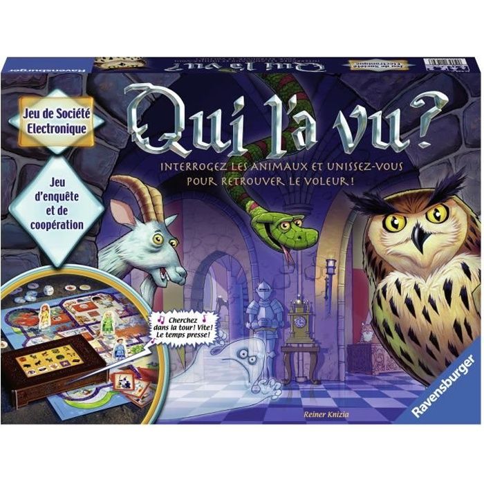 Qui l'a vu ? - Jeu de société - De 2 a 4 joueurs - Des 6 ans - Version française - Ravensburger