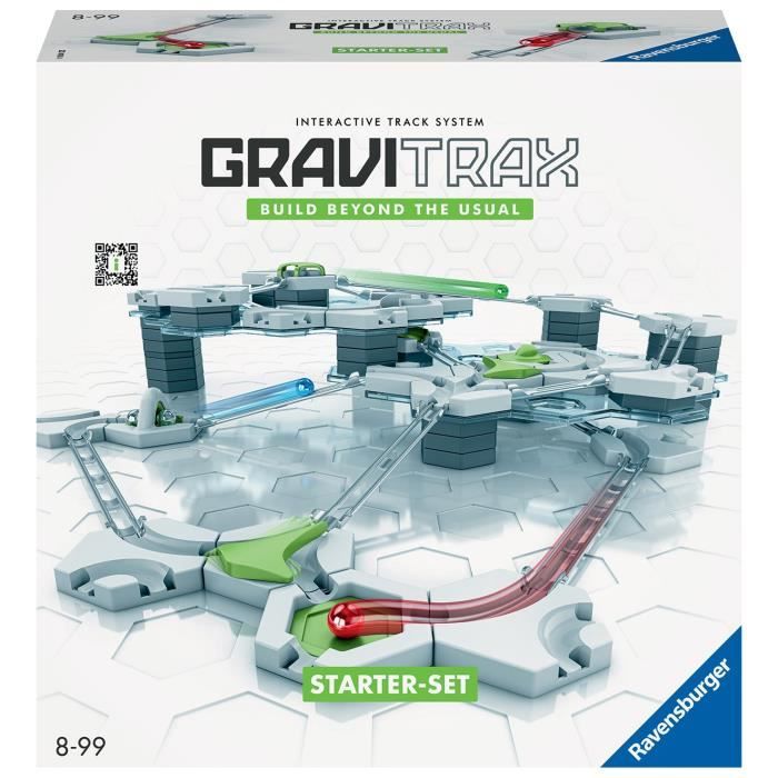 Gravitrax Starter Set 122 pieces, Circuit de billes, Jeu de construction créatif, Des 8 ans, 22410, Ravensburger