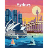 CreArt Sydney 24x30 cm - Peinture par numéros  Des 10 ans  Ravensburger - 23526