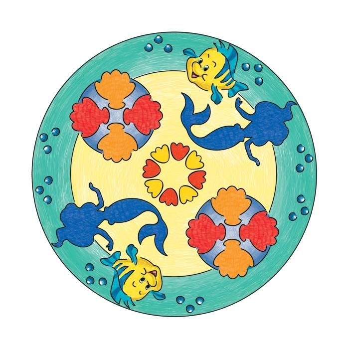 Ravensburger-PRINCESS-Mandala Midi Disney Princesses-4005556238477-A partir de 6 ans