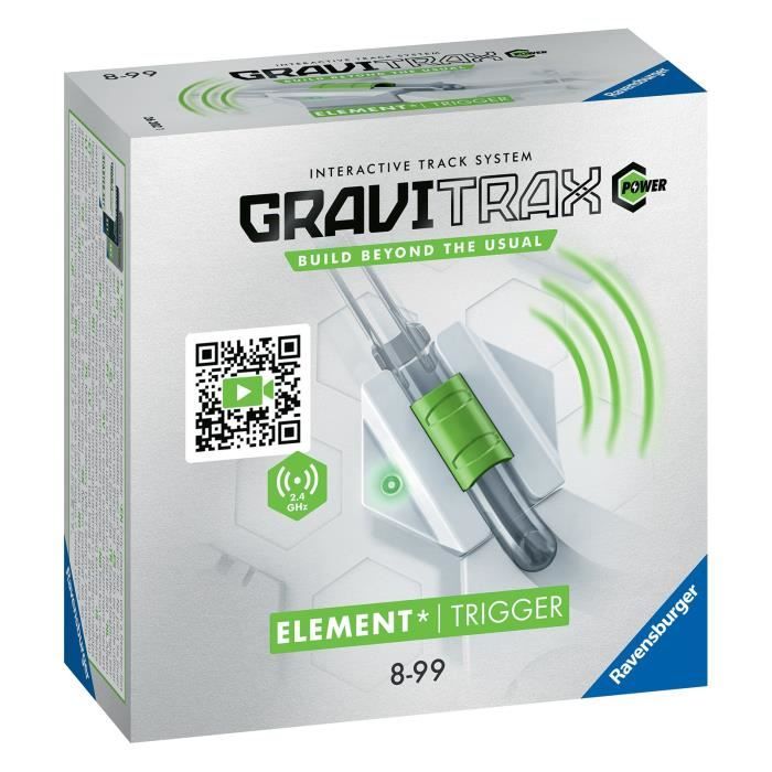 Gravitrax POWER - ElÈment Trigger - 26202 - Circuits de billes crÈatifs - Fonction Èlectronique - Ravensburger - Des 8 ans