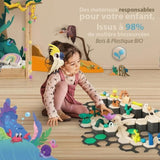 Gravitrax Junior - Starter Set XXL My Planet 184 pieces - Circuit de billes - Jeu de construction créatif - Des 3 ans -