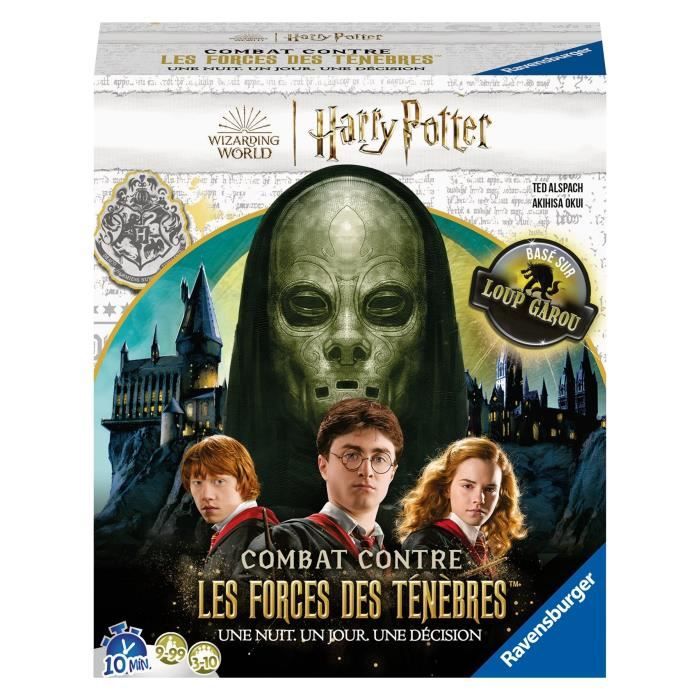 Jeux de société Harry Potter Combat contre les forces de ténebres, basé sur le jeu Loup-Garou, Des 9 Ans, Ravensburger, 27354