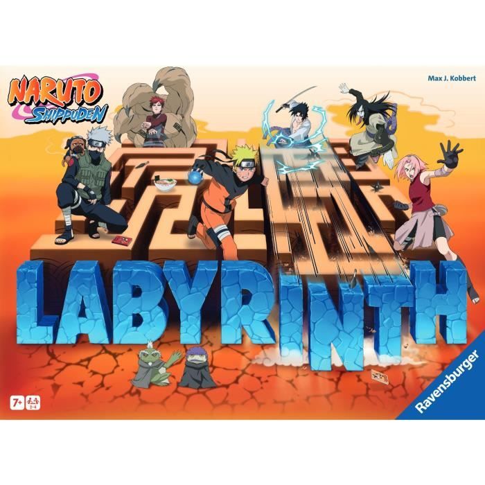 Labyrinthe Naruto, jeux de société, Naruto Shippuden, Des 7 ans, 27557, Ravensburger