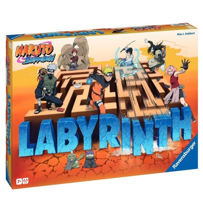 Labyrinthe Naruto, jeux de société, Naruto Shippuden, Des 7 ans, 27557, Ravensburger