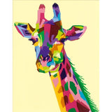 CreArt Girafe 24x30 cm - Peinture par numéros  Des 12 ans  Ravensburger - 28993