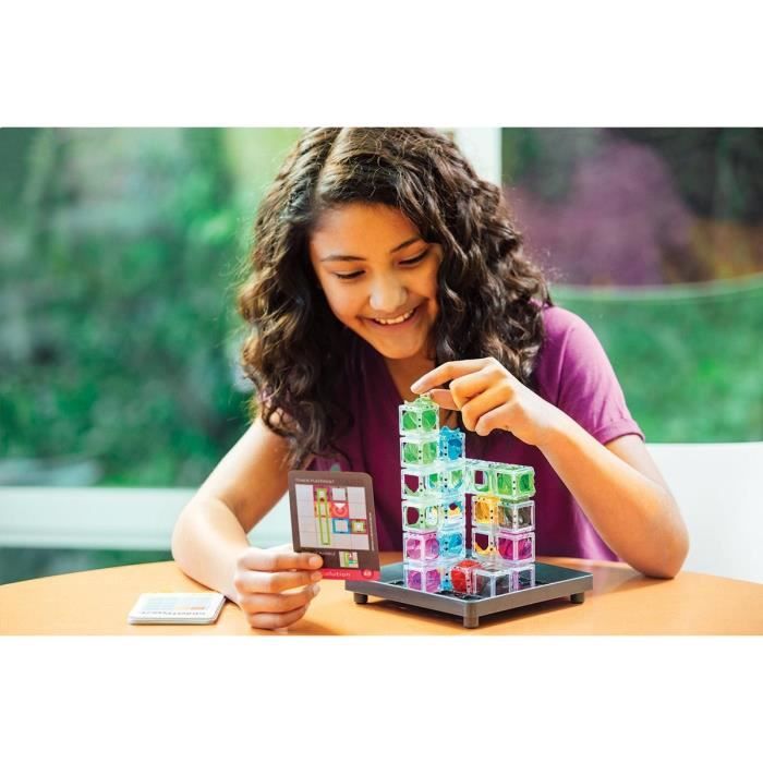 Gravity Maze jeu de logique, Casse-tete, Circuit-bille-Construction, 60 défis, des 8 ans-Ravensburger, 76433, ThinkFun