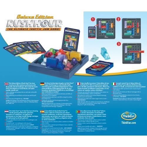 Rush Hour Deluxe - Ravensburger - Casse-tete Think Fun - 60 défis 5 niveaux - Des 8 ans