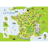 Puzzle enfant 100 pieces - Carte de France - Nathan - Trieur 3 compartiments - Des 6 ans