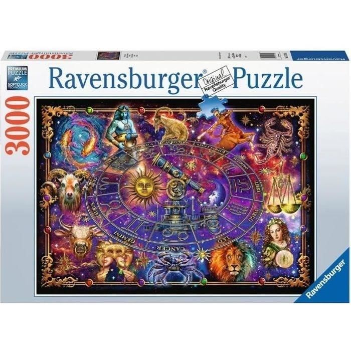 Puzzle 3000 pieces Signes du zodiaque, Puzzle adultes, Animaux, corps humain & nature, Espace, Des 14 ans, 16718, Ravensburger