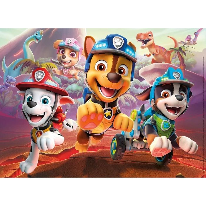 Nathan - Puzzle 60 pieces - Pat'Patrouille A la rescousse des dinosaures -  Puzzle Enfant + Trieur - Des 6 ans