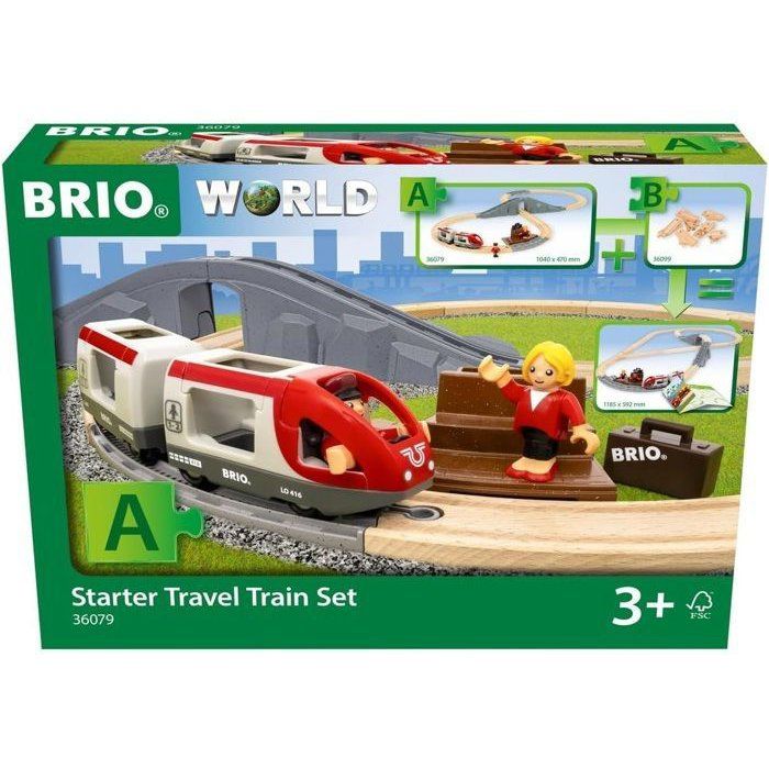 BRIO Circuit en 8 voyageurs - Pack A-7312350360790-A partir de 3 ans