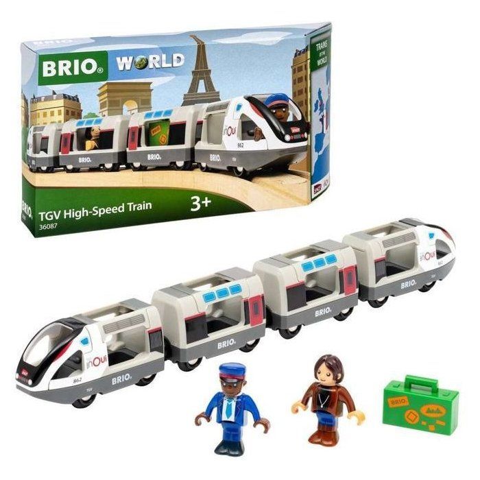 Train TGV INOUI SNCF - BRIO - Circuit en bois - des 3 ans - 36087