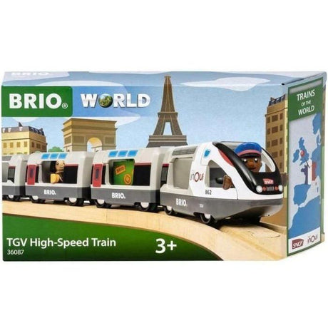 Train TGV INOUI SNCF - BRIO - Circuit en bois - des 3 ans - 36087