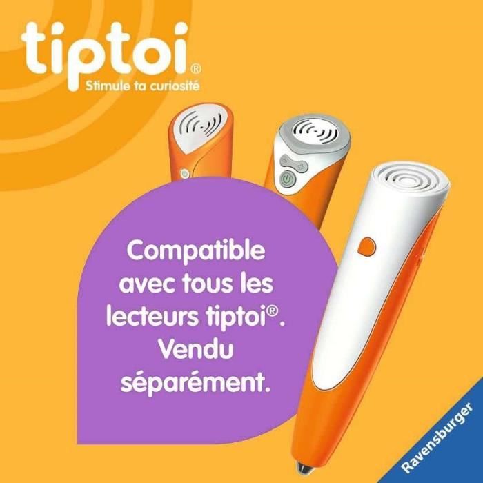 tiptoi Mon imagier des mots Les animaux,Livre interactif, Jeu éducatif électronique, sans écran-3 ans-13099010, Ravensburger