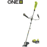 RYOBI - Débroussailleuse 18V ONE+ - guidon - Ø fil 1 x 1,6mm - lame 3 dents Tri-Arc 20cm + batterie 4,0 Ah & chargeur - RBC18X20B4F