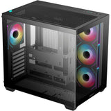Boitier PC - DEEPCOOL - R-CG530-BKADA4-G-1 - Mini tour - Format Mini-ITX / Micro-ATX / ATX & Micro-ATX - 4 ventilateurs ARGB - Noir