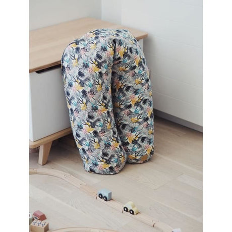 BÉABA - Big Flopsy™ - Coussin de grossesse et d'allaitement - Fleur de coton - 180 cm - Jungle